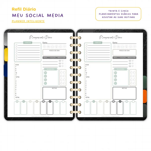 Planner Modular Meu Social Media - Achala