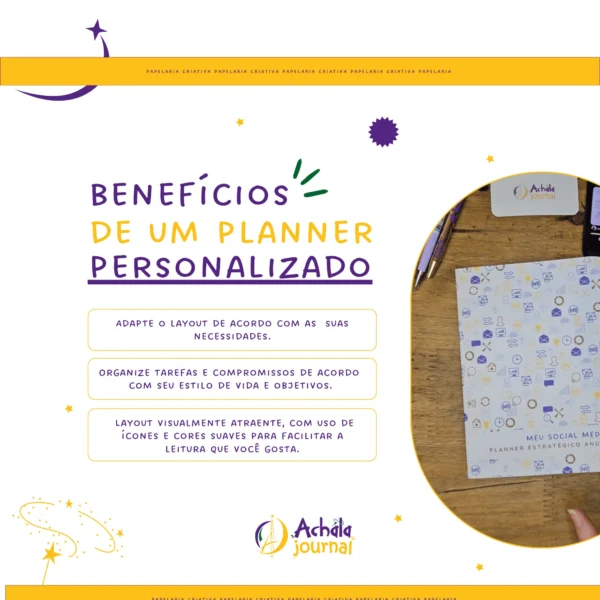 Planner Modular Meu Social Media - Achala