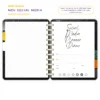 Refil Planner Modular Meu Social Media Diário Achala 8 furos