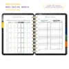 Refil Planner Meu Social Media Trimestral Achala 8 furos