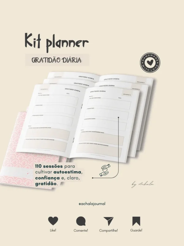 Achala Planner Kit Gratidão