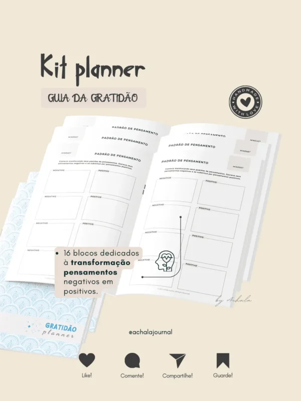 Achala Planner Kit Gratidão