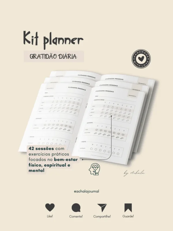 Achala Planner Kit Gratidão