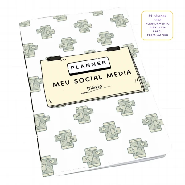 Planner Meu Social Media Diário Connections - Insert Modular