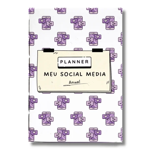 Planner Meu Social Media Anual Connections - Insert Modular