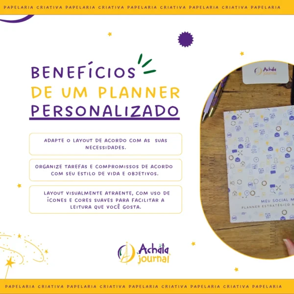 Planner Modular Anual Nao Datado Permanente Essência Floral – Paper 90g