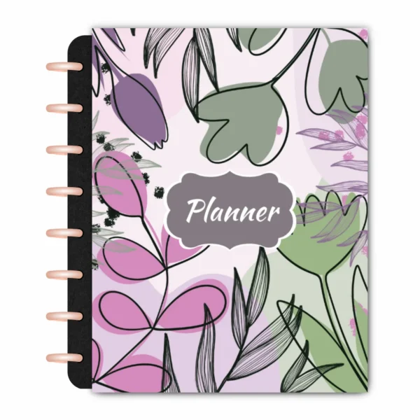 Capa Planner Modular Journey Pink Floral