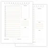 Refil Planner Não Datado Permanente Journey Diário para 1 Semestre Refil 8 furos 90g - Agendas Achala Journal