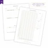 Refil Planner Semanal Não Datado Permanente Journey Suave 8 furos 90g - Ofertas Papelaria Achala