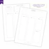 Refil Planner Semanal Não Datado Permanente Journey Suave 8 furos 90g - Ofertas Papelaria Achala