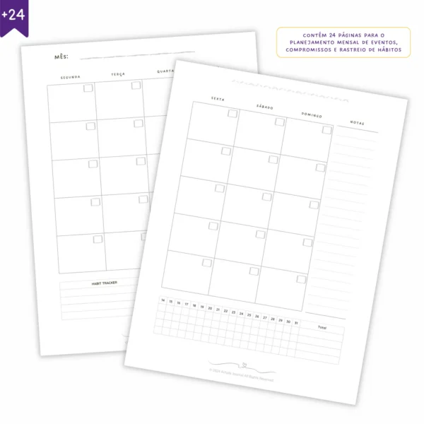 Refil Planner Semanal Não Datado Permanente Journey Suave 8 furos 90g - Ofertas Papelaria Achala