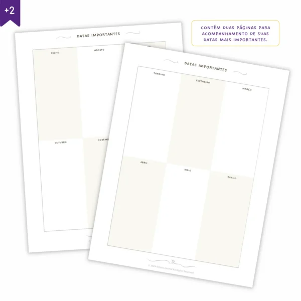 Refil Planner Semanal Não Datado Permanente Journey Suave 8 furos 90g - Ofertas Papelaria Achala
