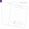 Refil Planner Semanal Não Datado Permanente Journey Suave 8 furos 90g - Ofertas Papelaria Achala