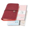 Planner Modular Gratidão Charme Escarlate - Kit Achala - Tipo Midori