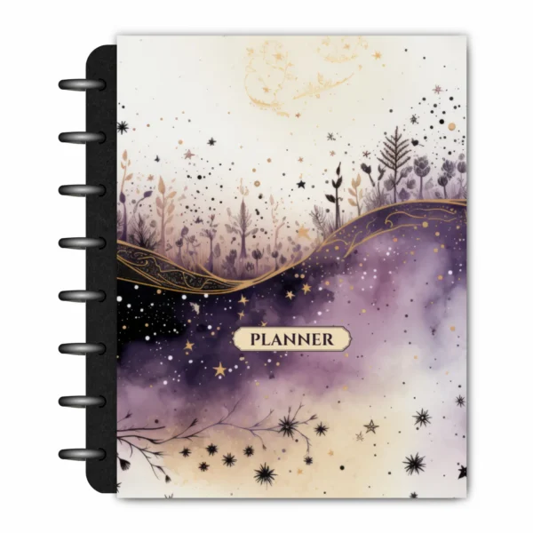 Capa Planner Modular Jardim das Estrelas - Achala papelaria e planners