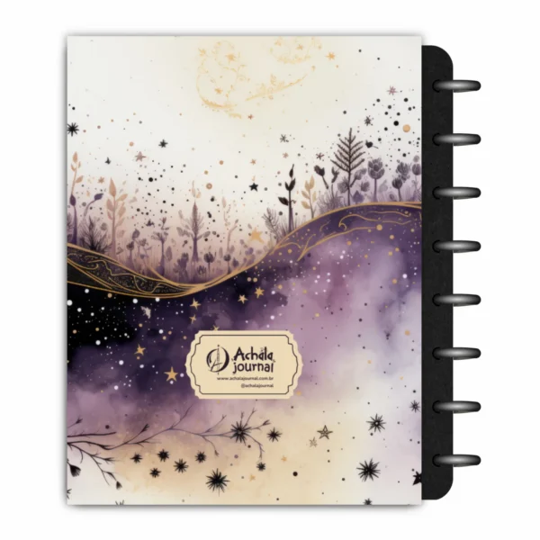 Capa Planner Modular Jardim das Estrelas - Achala papelaria e planners
