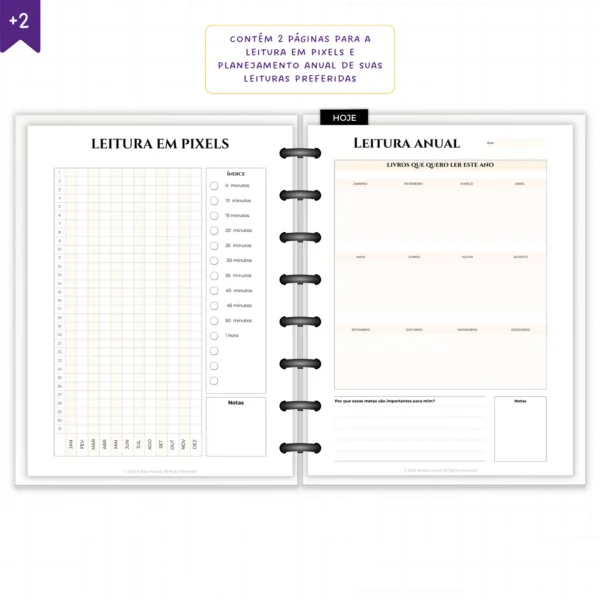 Planner Literário Modular Véu de Rubi - Planners Achala Papelaria