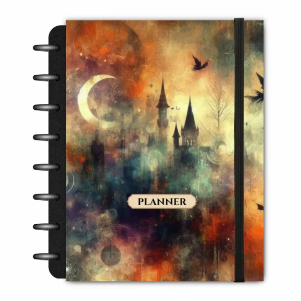 Planner Literário Modular Mistérios da Noite - Planners Achala Papelaria
