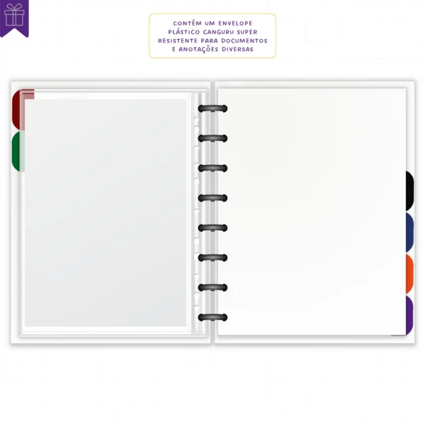 Capa Planner Modular Noite Celestial - Achala papelaria e planners