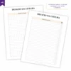 Refil Planner Modular Literário Libris 8 furos 90g - Planners Achala