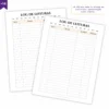 Refil Planner Modular Literário Libris 8 furos 90g - Planners Achala