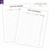 Refil Planner Modular Literário Libris 8 furos 90g - Planners Achala