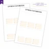 Refil Planner Modular Literário Libris 8 furos 90g - Planners Achala
