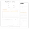 Refil Planner Modular Literário Libris 8 furos 90g - Planners Achala