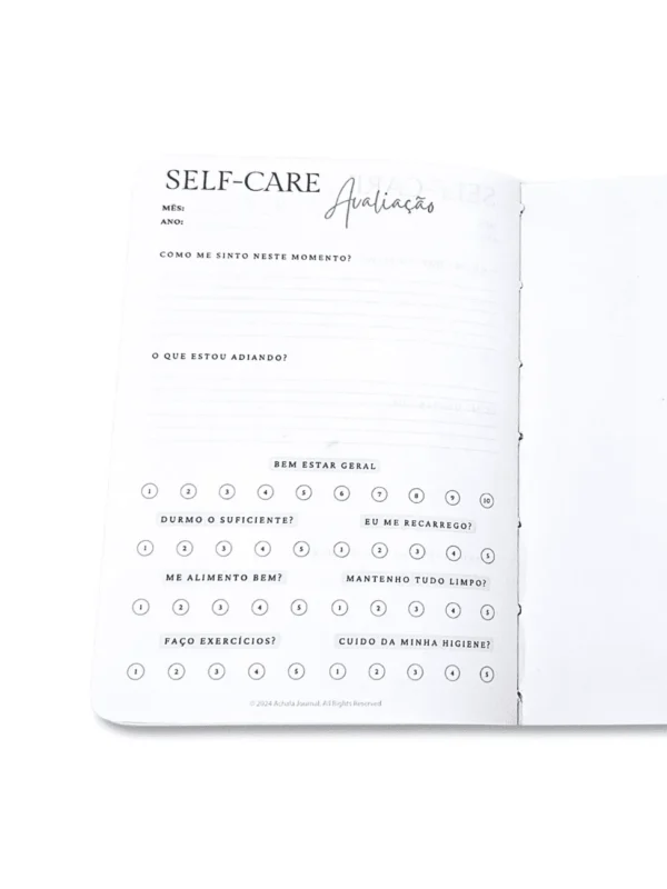 Planner Achala SelfHarmony - Insert Selfcare Challenge