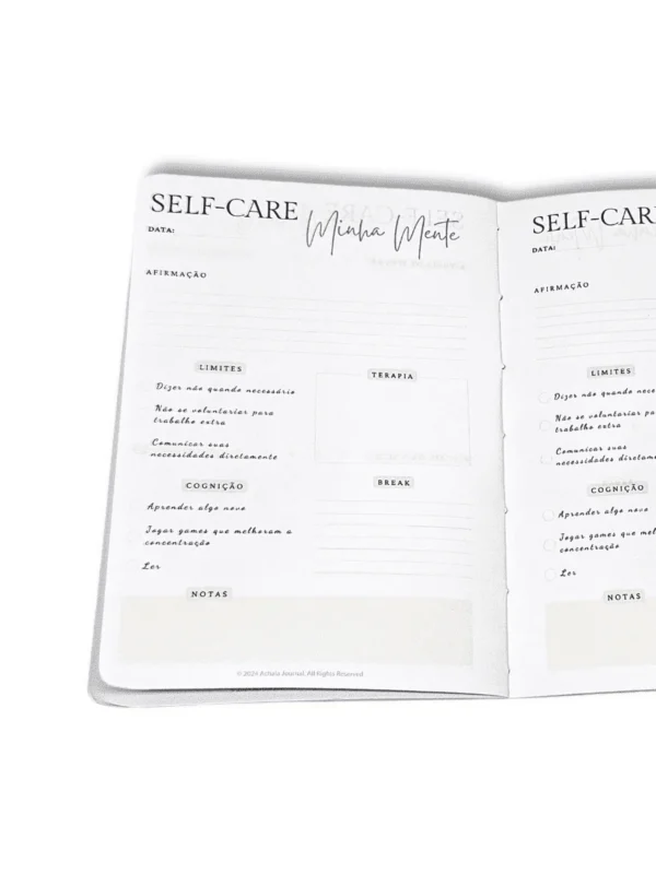 Planner Achala SelfHarmony - Insert Selfcare Challenge