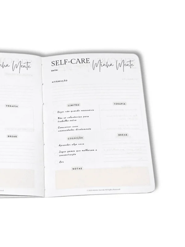 Planner Achala SelfHarmony - Insert Selfcare Challenge
