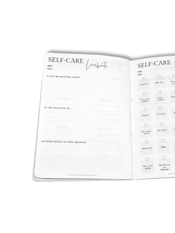Planner Achala SelfHarmony - Insert Selfcare Challenge