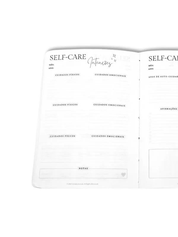 Planner Achala SelfHarmony - Insert Selfcare Challenge