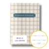 Planner Semanal Iconic Journey Caramelo Datado 2025