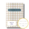 Planner Semanal Iconic Journey Caramelo Datado 2025