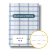 Planner Semanal Iconic Journey Lilás Datado 2025
