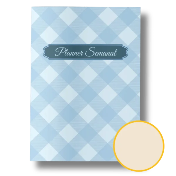 Planner Semanal Iconic Journey Azul - Nao Datado Permanente