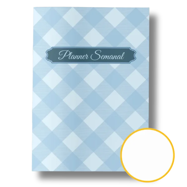 Planner Semanal Iconic Journey Azul - Nao Datado Permanente