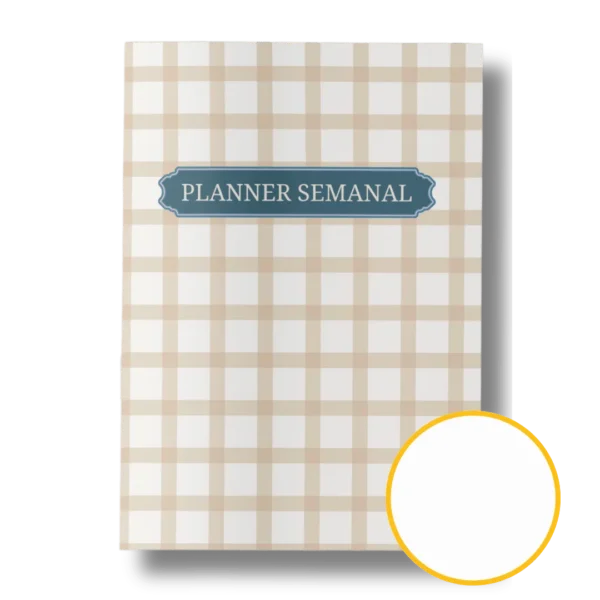 Planner Semanal Iconic Journey Caramelo - Nao Datado Permanente