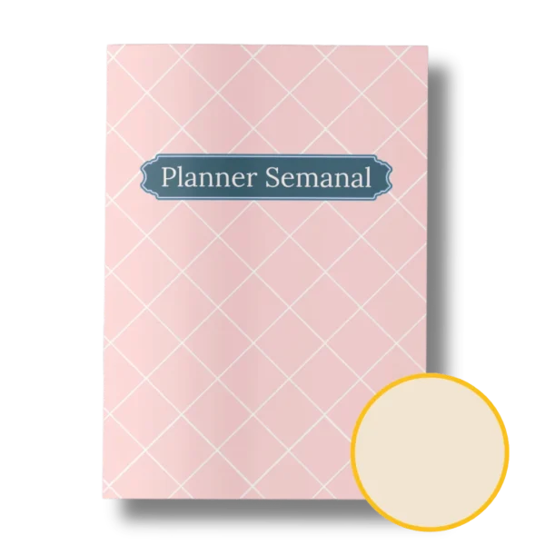 Planner Semanal Iconic Journey Rosé - Nao Datado Permanente