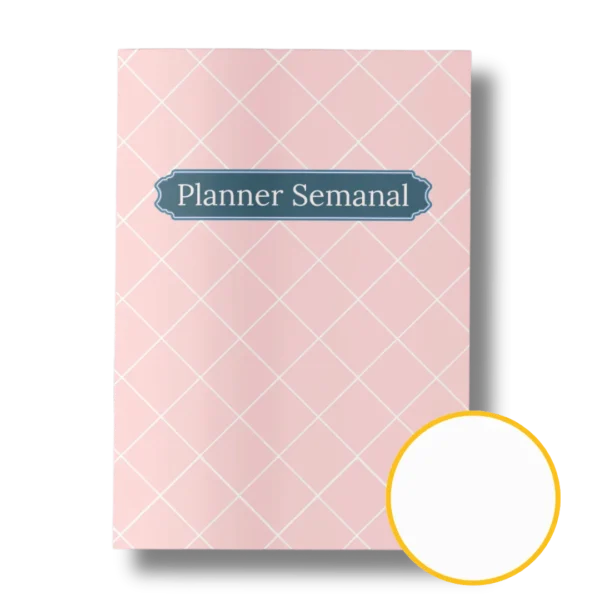 Planner Semanal Iconic Journey Rosé - Nao Datado Permanente