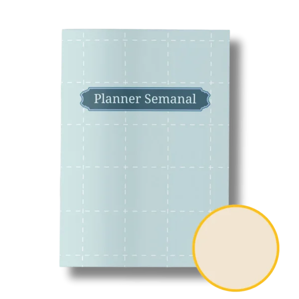 Planner Semanal Iconic Journey Turquesa - Nao Datado Permanente