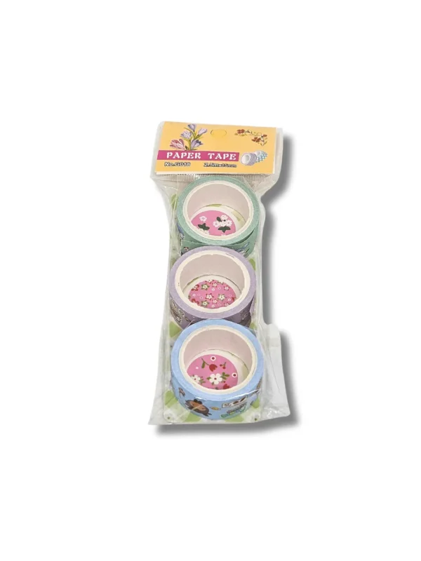 Washi Tape Fantasia Kawaii Pet - Kit com 3