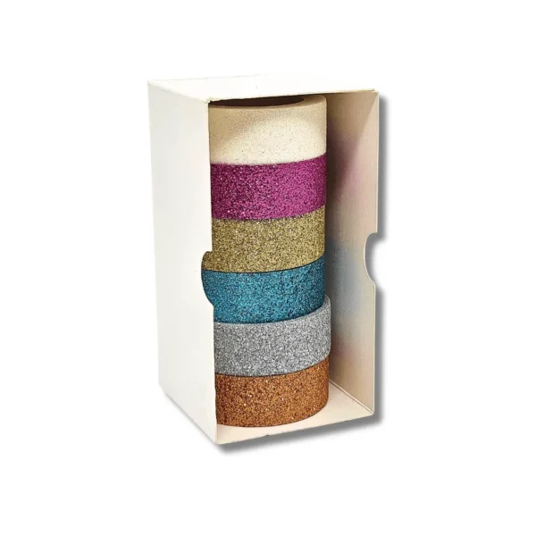 Washi Tape Crepúsculo Cintilante - Kit com 6