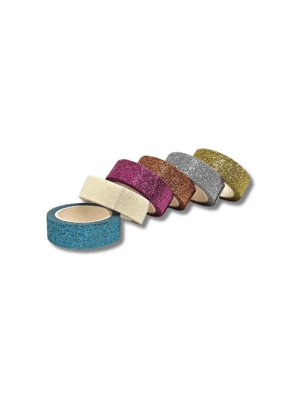 Washi Tape Crepúsculo Cintilante - Kit com 6