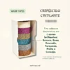 Washi Tape Crepúsculo Cintilante - Kit com 6