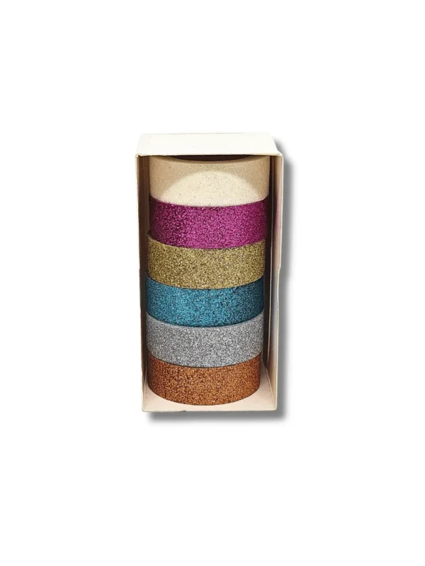 Washi Tape Crepúsculo Cintilante - Kit com 6
