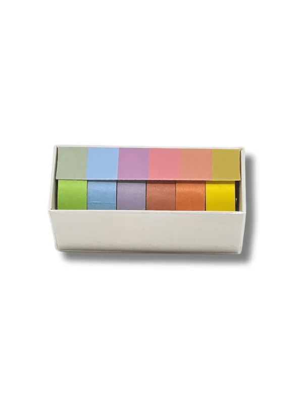 Washi Tape Harmonia Cromática - Kit 6 cores