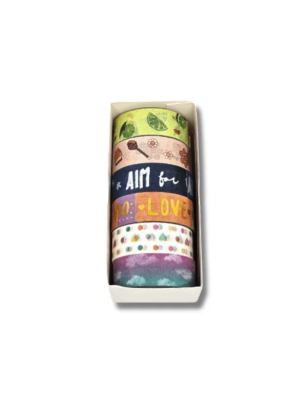 Washi Tape Paleta Afetiva - Kit com 6
