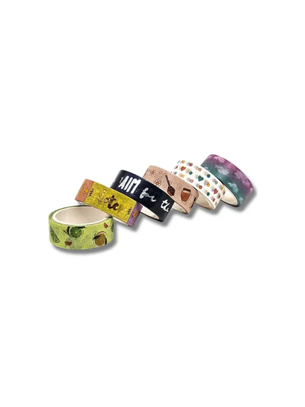 Washi Tape Paleta Afetiva - Kit com 6